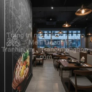 Tranh Dán Tường Nhà Hàng, Quán Ăn ML85310002