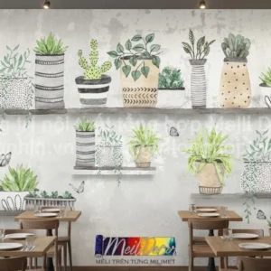 Tranh Dán Tường Nhà Hàng, Quán Ăn ML85310004