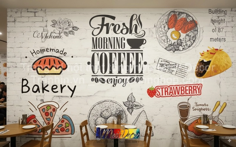 Tranh Dán Tường Nhà Hàng, Quán Ăn ML85310006 1 Tranh Dán Tường Nhà Hàng, Quán Ăn ML85310006