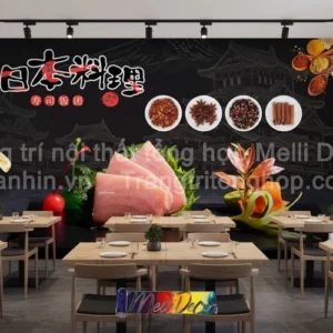 Tranh Dán Tường Nhà Hàng, Quán Ăn ML85310007