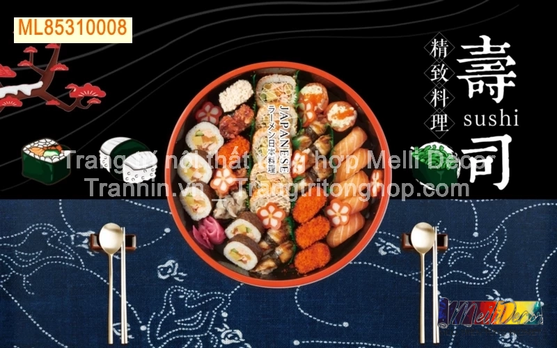 Tranh Dán Tường Nhà Hàng, Quán Ăn ML85310008 2 Tranh Dán Tường Nhà Hàng, Quán Ăn ML85310008