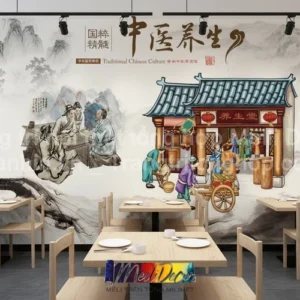 Tranh Dán Tường Nhà Hàng, Quán Ăn ML85310011