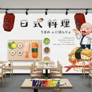 Tranh Dán Tường Nhà Hàng, Quán Ăn ML85310012