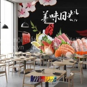 Tranh Dán Tường Nhà Hàng, Quán Ăn ML85310019