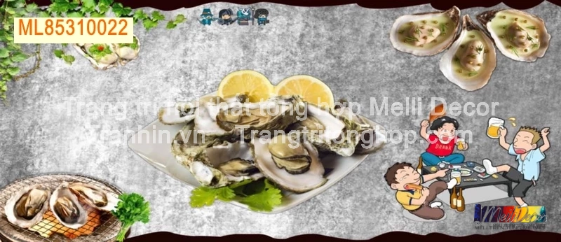 Tranh Dán Tường Nhà Hàng, Quán Ăn ML85310022 2 Tranh Dán Tường Nhà Hàng, Quán Ăn ML85310022