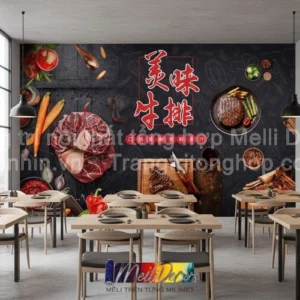 Tranh Dán Tường Nhà Hàng, Quán Ăn ML85310025