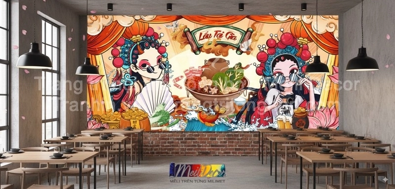 Tranh Dán Tường Nhà Hàng, Quán Ăn ML85310026 1 Tranh Dán Tường Nhà Hàng, Quán Ăn ML85310026