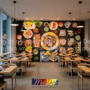 Tranh Dán Tường Nhà Hàng, Quán Ăn ML85310027