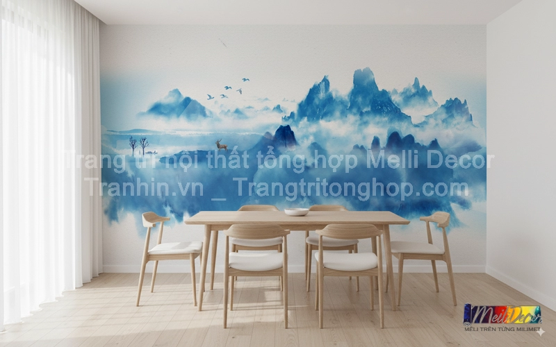 Tranh Dán Tường Phòng Ăn Hiện Đại ML82910004 1 Tranh Dán Tường Phòng Ăn Hiện Đại ML82910004