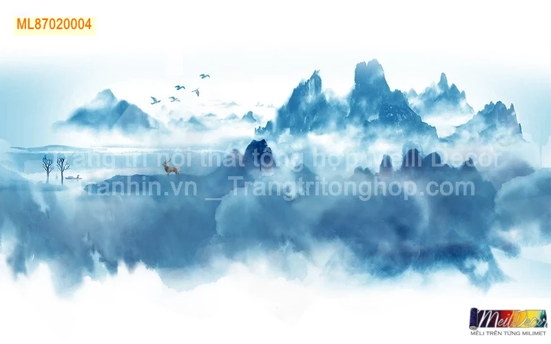 Tranh Dán Tường Phòng Ăn Hiện Đại ML82910004 2 Tranh Dán Tường Phòng Ăn Hiện Đại ML82910004