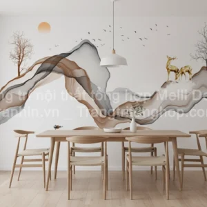 Tranh Dán Tường Phòng Ăn Hiện Đại ML82910015