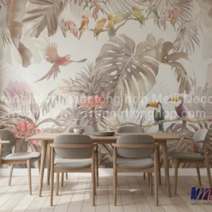 Tranh Dán Tường Phòng Ăn Hoa Lá ML82920002