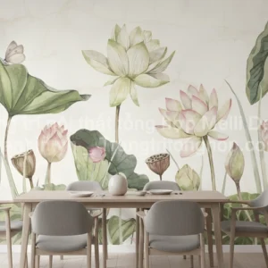 Tranh Dán Tường Phòng Ăn Hoa Lá ML82920006