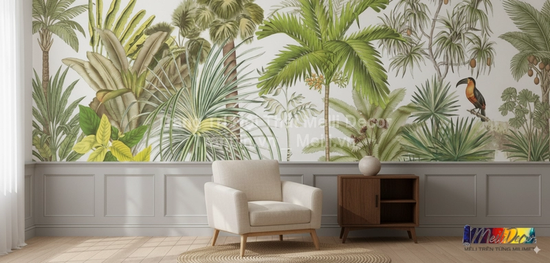 Tranh Dán Tường Phong Cách Tropical ML97010009 1 Tranh Dán Tường Phong Cách Tropical ML97010009