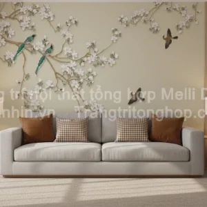 Tranh Dán Tường Phòng Khách Indochine ML8262006