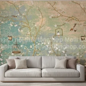 Tranh Dán Tường Phòng Khách Indochine ML8262008