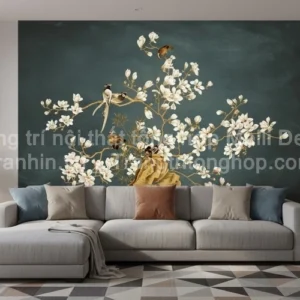 Tranh Dán Tường Phòng Khách Indochine ML8262009