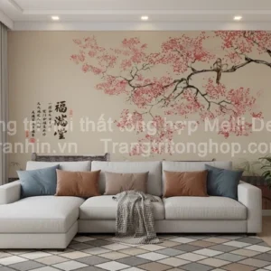 Tranh Dán Tường Phòng Khách Indochine ML8262011