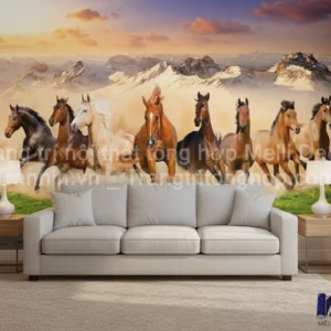 Tranh Dán Tường Phòng Khách Mã Đáo Thành Công ML88630002