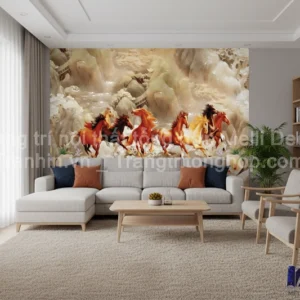 Tranh Dán Tường Phòng Khách Mã Đáo Thành Công ML88630017