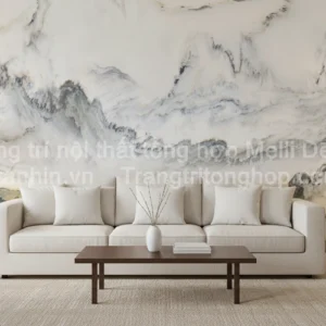 Tranh Dán Tường Phòng Khách Thủy Mặc ML82640019