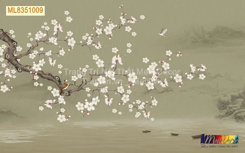 Tranh Dán Tường Phòng Ngủ Indochine ML8351009 2 Tranh Dán Tường Phòng Ngủ Indochine ML8351009