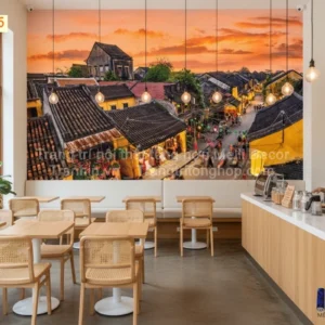 Tranh Dán Tường Quán Trà Sữa ML81720005