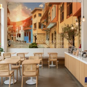 Tranh Dán Tường Quán Trà Sữa ML81720006