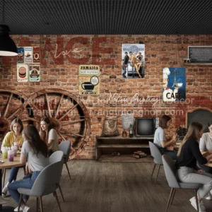 Tranh Dán Tường Quán Trà Sữa ML81720010