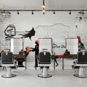 Tranh Dán Tường Salon Tóc ML80230001