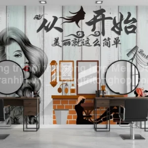 Tranh Dán Tường Salon Tóc ML80230002
