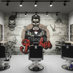 Tranh Dán Tường Salon Tóc ML80230008