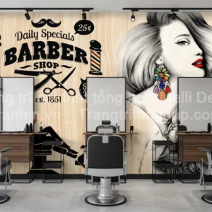 Tranh Dán Tường Salon Tóc ML80230011