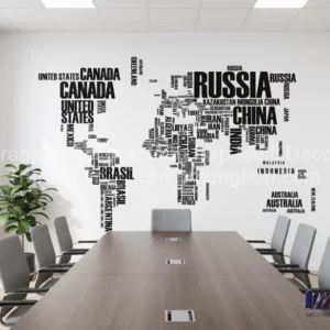 Tranh Dán Tường Văn Phòng Làm Việc ML87020001