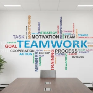 Tranh Dán Tường Văn Phòng Làm Việc ML87020008