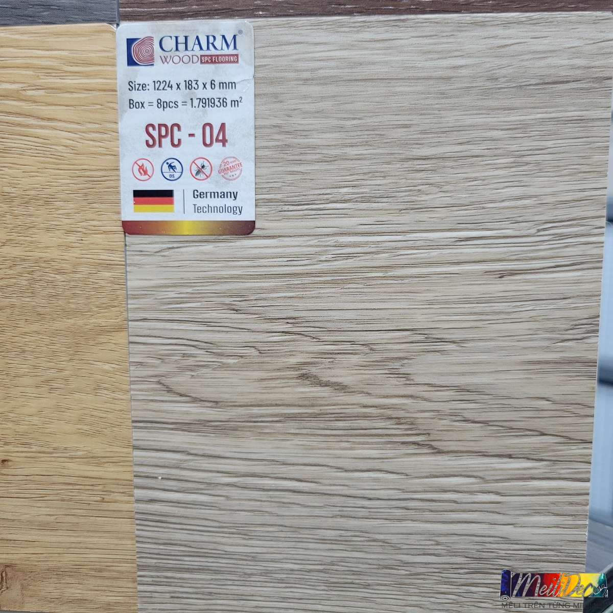 Sàn Gỗ CharmWood 6mm Đế Cao Su SPC-04 1 Sàn Gỗ CharmWood 6mm Đế Cao Su SPC-04