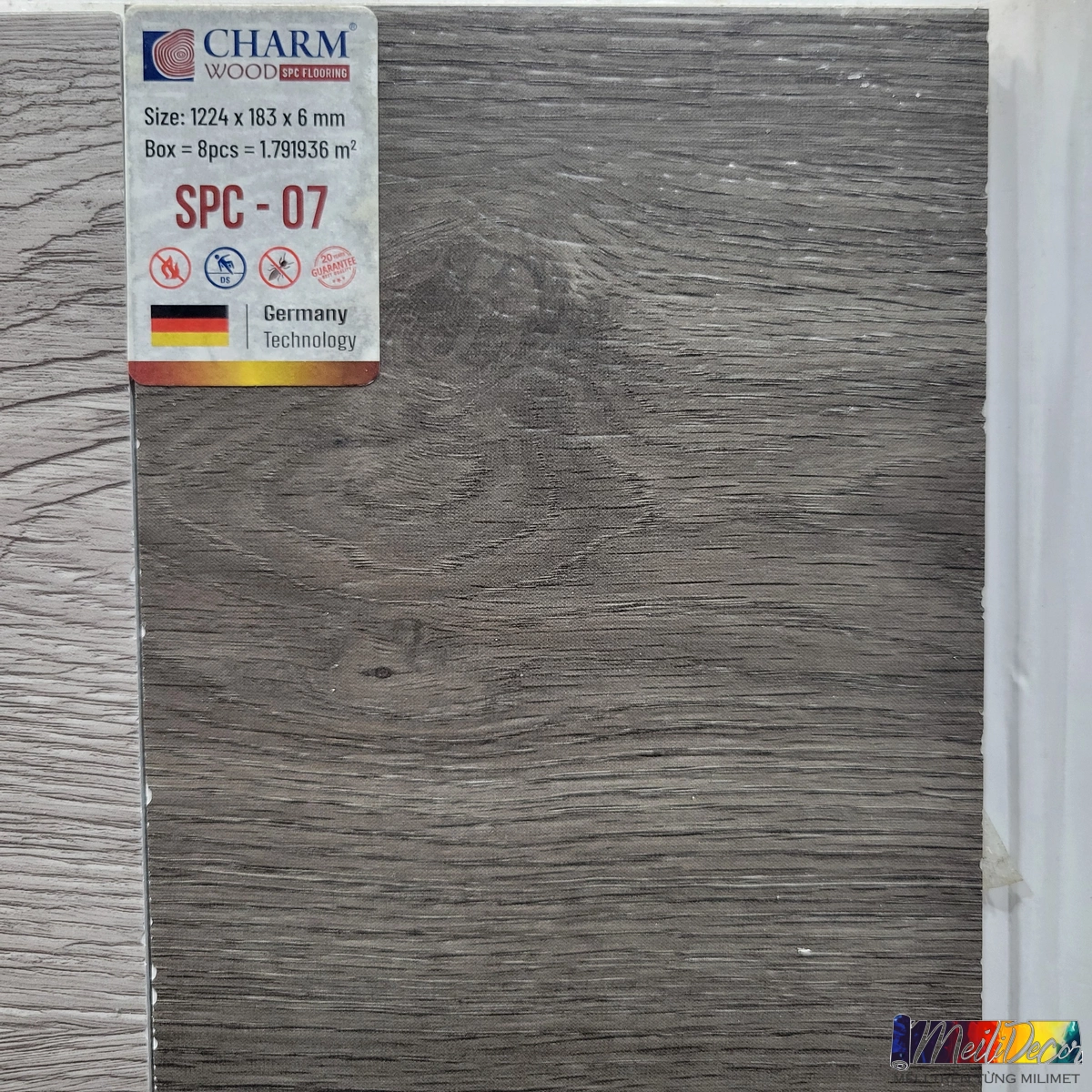 Sàn Gỗ CharmWood 6mm Đế Cao Su SPC-07 1 Sàn Gỗ CharmWood 6mm Đế Cao Su SPC-07
