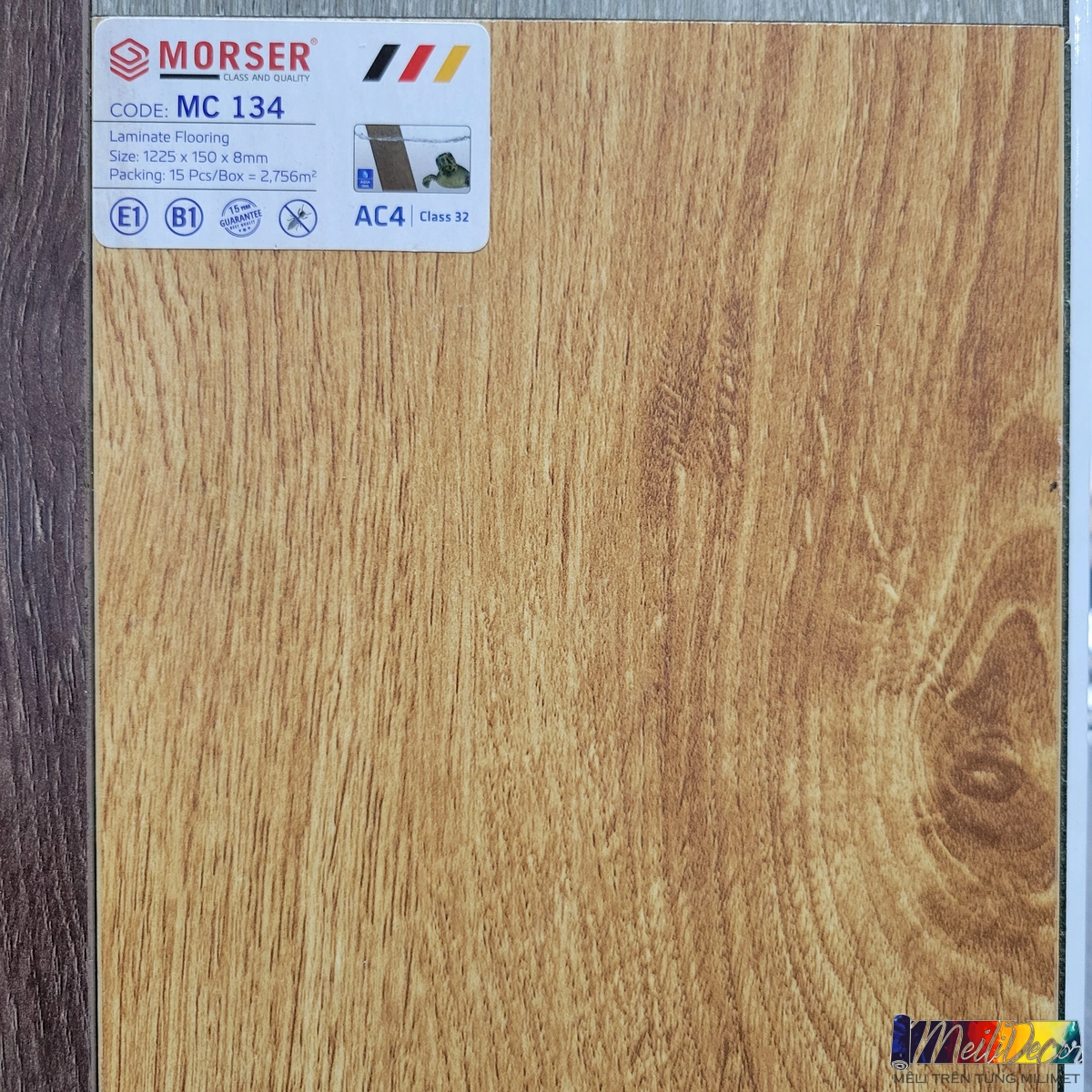 Sàn Gỗ Morser Cốt Xanh 8mm MC 134 1 Sàn Gỗ Morser Cốt Xanh 8mm MC 134