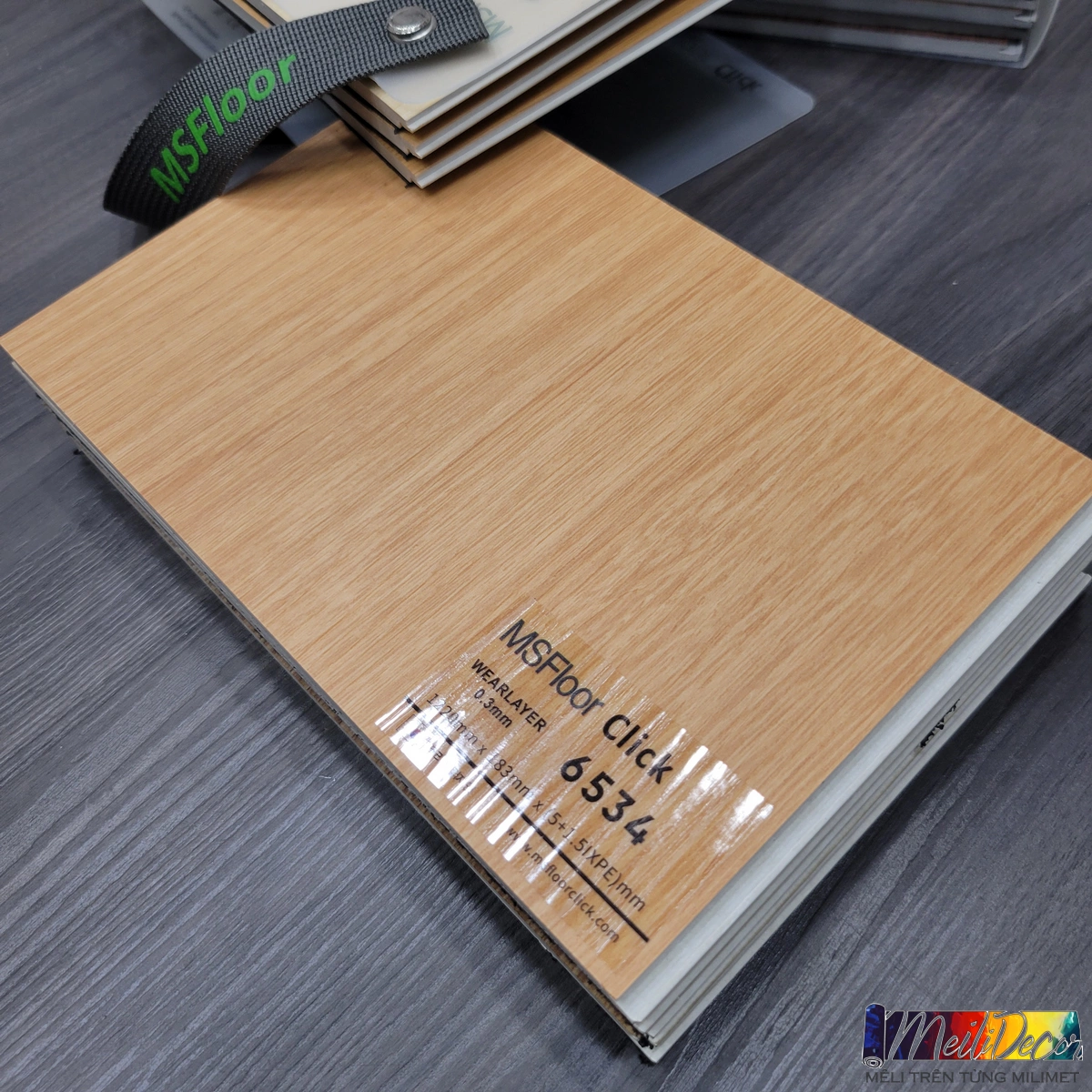 Sàn Nhựa Hèm Khóa SPC 5mm+1.5mmIXPE 6534 1 Sàn Nhựa Hèm Khóa SPC 5mm+1.5mmIXPE 6534