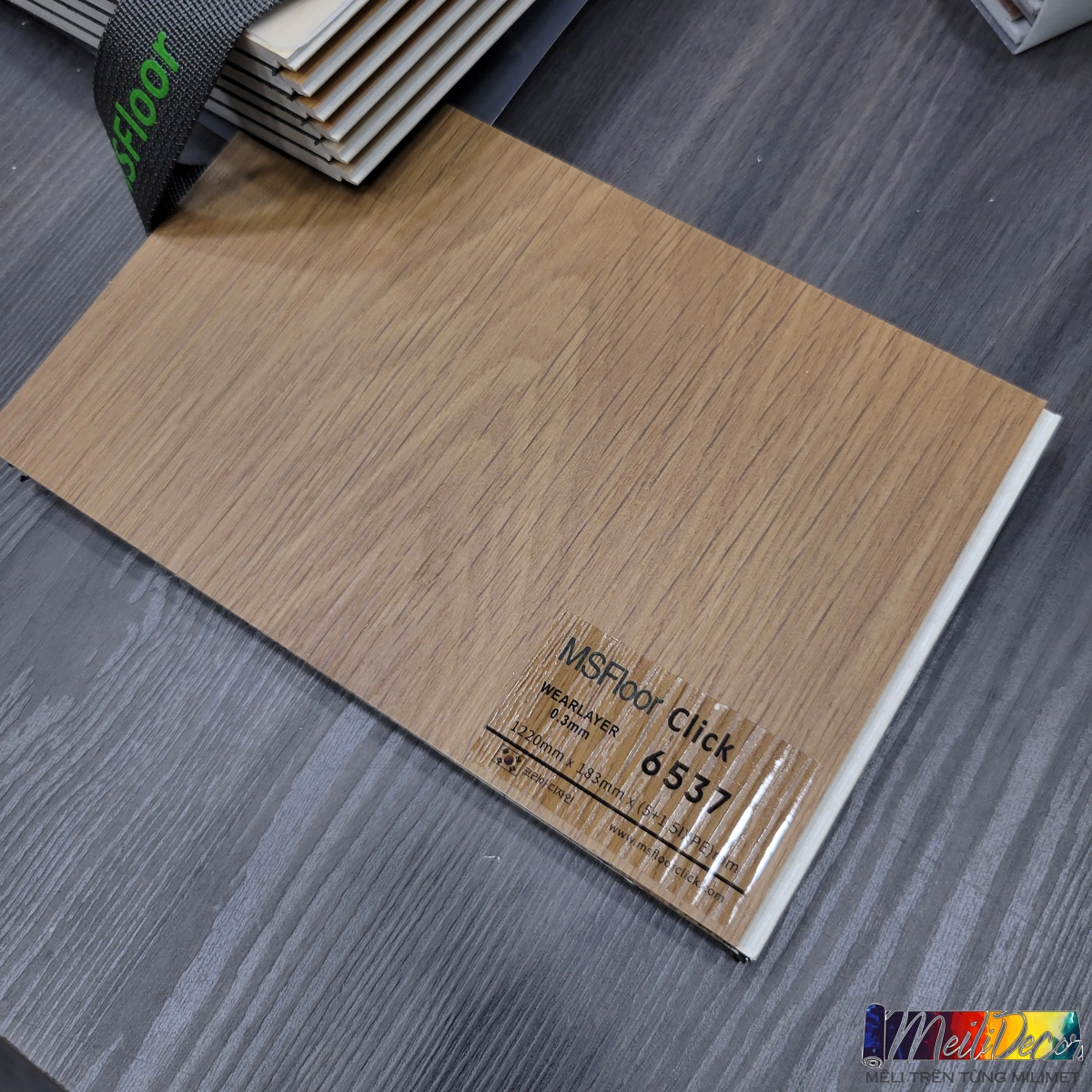 Sàn Nhựa Hèm Khóa SPC 5mm+1.5mmIXPE 6537 1 Sàn Nhựa Hèm Khóa SPC 5mm+1.5mmIXPE 6537