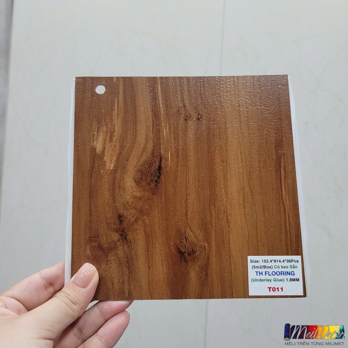 Sàn Nhựa TH FLOORING 1.8mm T011 keo sẵn 1 Sàn Nhựa TH FLOORING 1.8mm T011 keo sẵn
