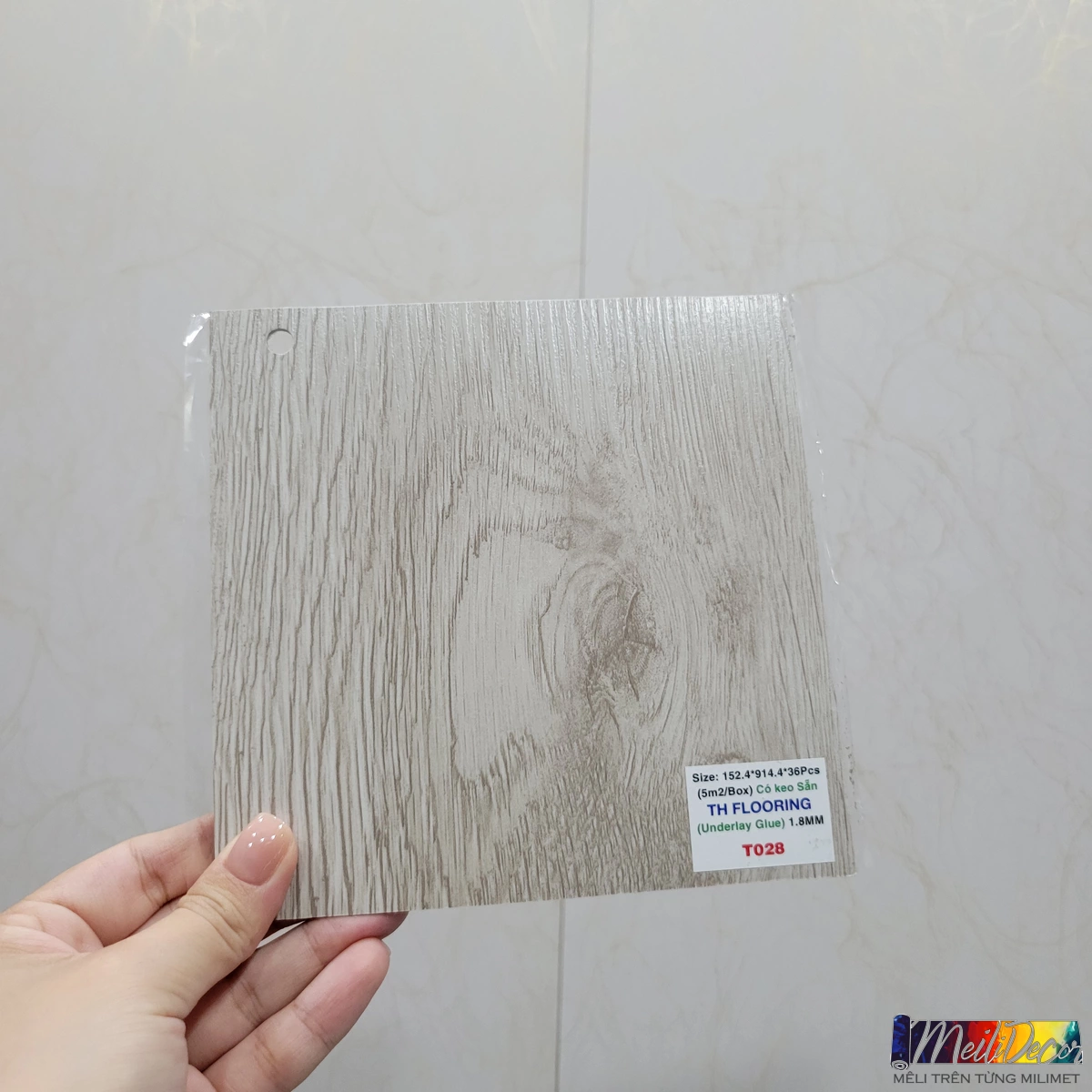 Sàn Nhựa TH FLOORING 1.8mm T028 keo sẵn 1 Sàn Nhựa TH FLOORING 1.8mm T028 keo sẵn