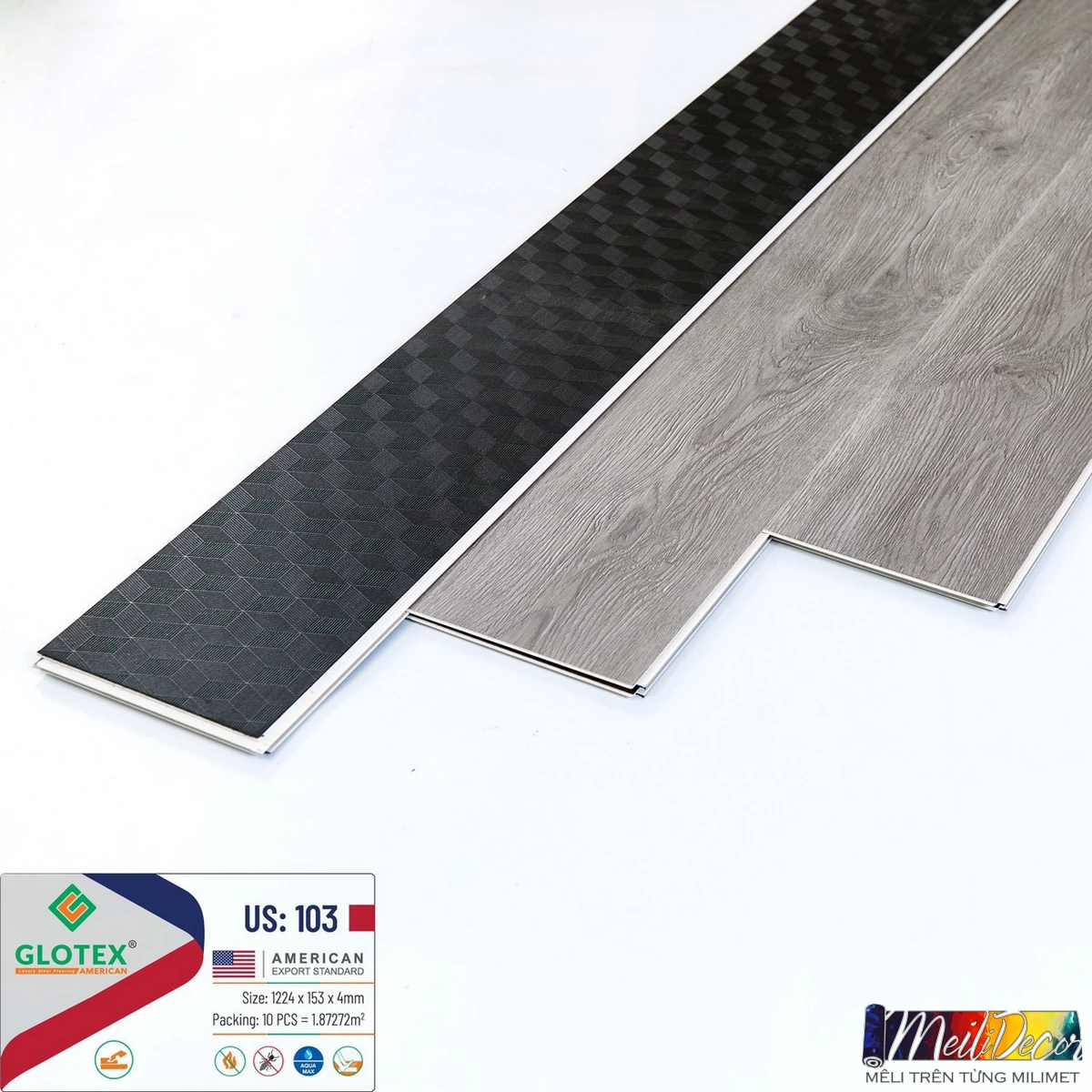 Sàn SPC Glotex 103 4mm Đế Cao Su 1 Sàn SPC Glotex 103 4mm Đế Cao Su