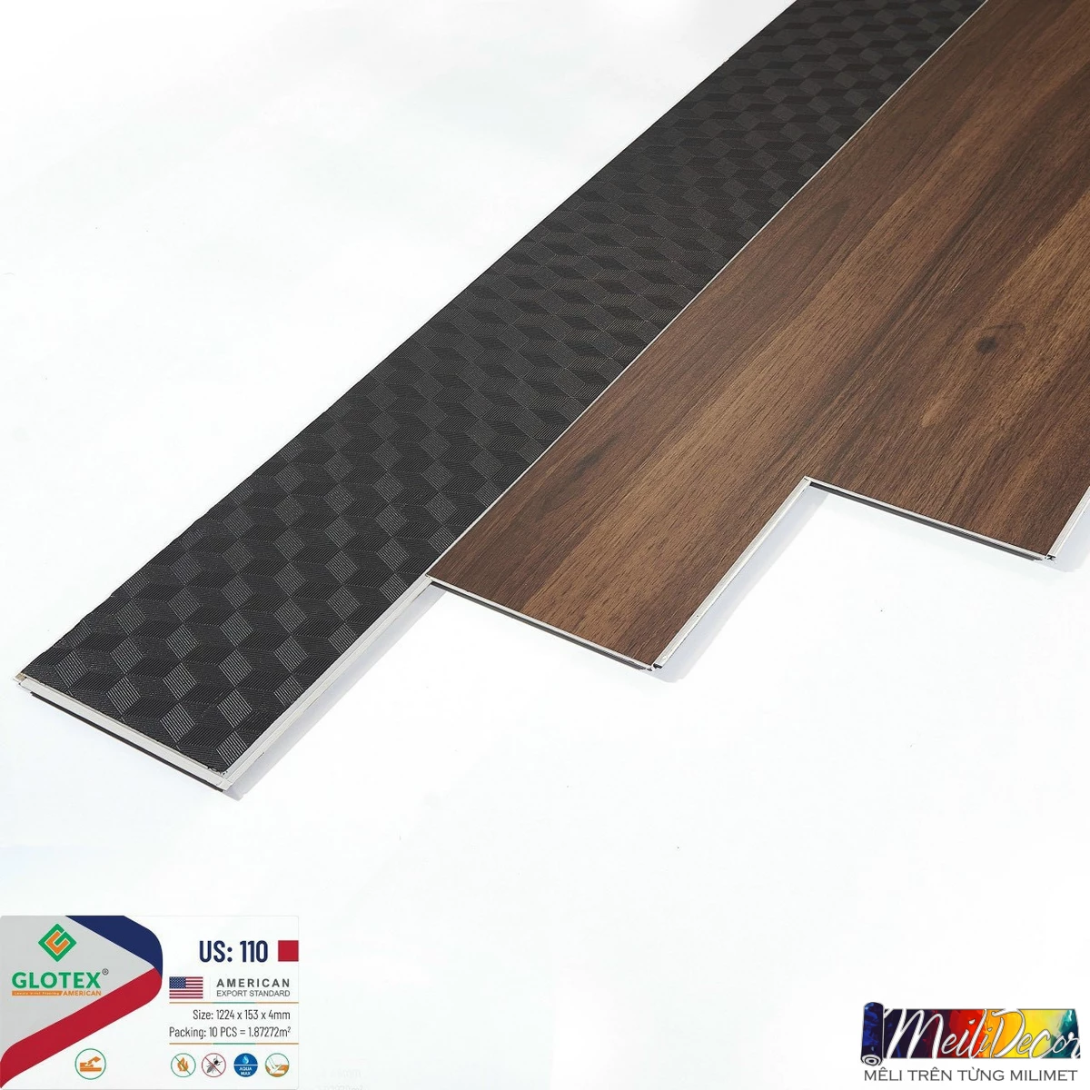 Sàn SPC Glotex 110 4mm Đế Cao Su 1 Sàn SPC Glotex 110 4mm Đế Cao Su